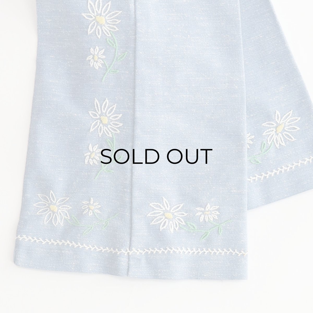 画像8: 70's Lady Wrangler HAND EMBROIDERED FLARE PANTS【W28 x L31 程度】  (8)