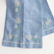 画像8: 70's Lady Wrangler HAND EMBROIDERED FLARE PANTS【W28 x L31 程度】  (8)