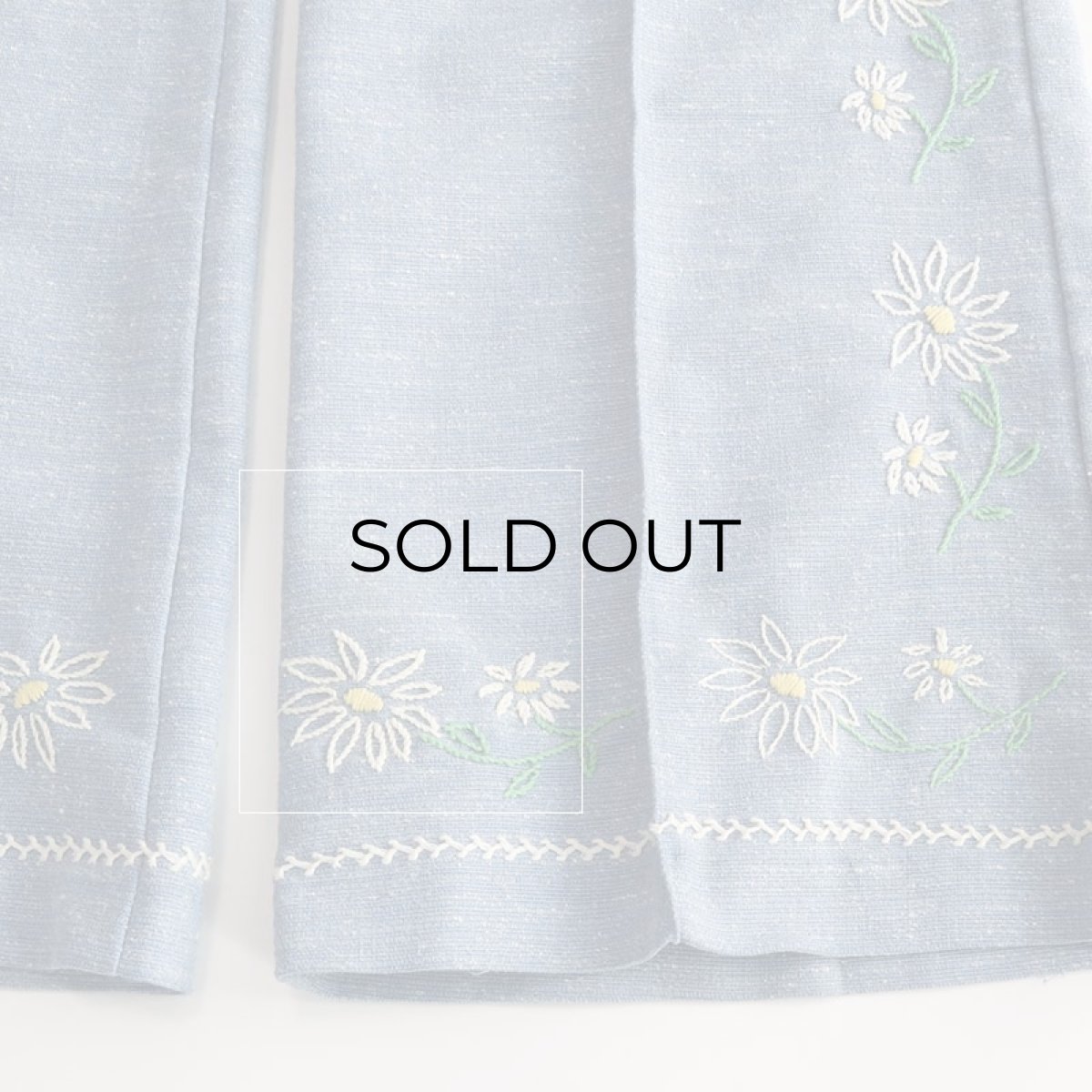 画像15: 70's Lady Wrangler HAND EMBROIDERED FLARE PANTS【W28 x L31 程度】  (15)