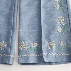 画像15: 70's Lady Wrangler HAND EMBROIDERED FLARE PANTS【W28 x L31 程度】  (15)
