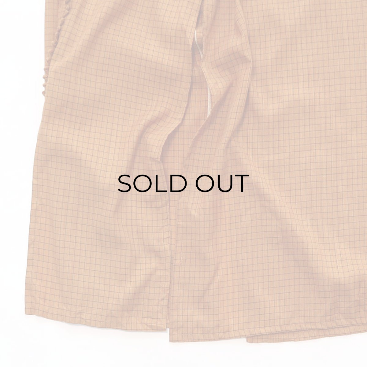 画像8: OLD UNKNOWN BRAND CHECK EMBROIDERED DRESS (8)