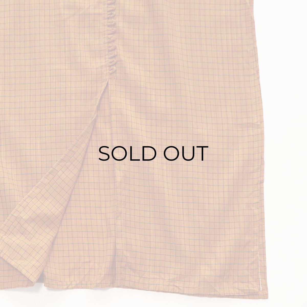 画像4: OLD UNKNOWN BRAND CHECK EMBROIDERED DRESS (4)