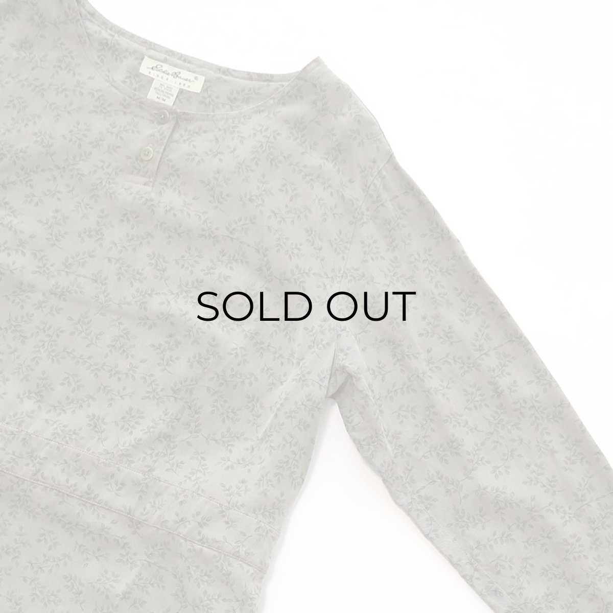 画像3: 90's Eddie Bauer TENCEL LEAF PRINT MAXI DRESS (3)