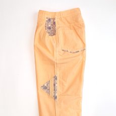 画像8: 80's POCO LOCO COLOR COTTON DESIGN TUCK PANTS "MADE IN FRANCE"【W27 x L31 程度】 (8)