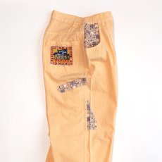 画像7: 80's POCO LOCO COLOR COTTON DESIGN TUCK PANTS "MADE IN FRANCE"【W27 x L31 程度】 (7)