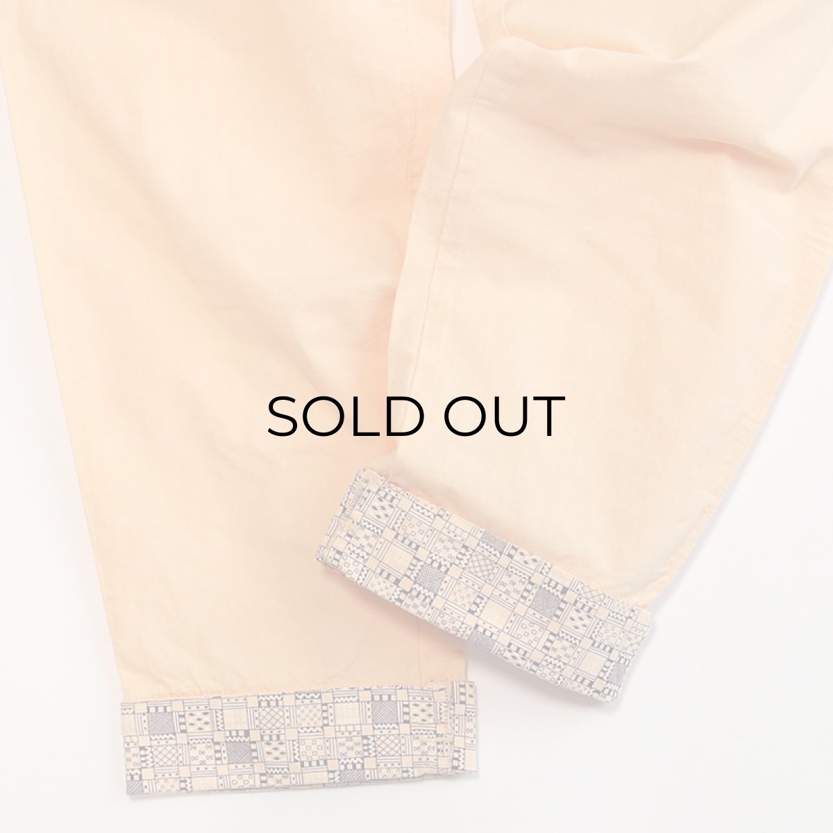 画像9: 80's POCO LOCO COLOR COTTON DESIGN TUCK PANTS "MADE IN FRANCE"【W27 x L31 程度】 (9)