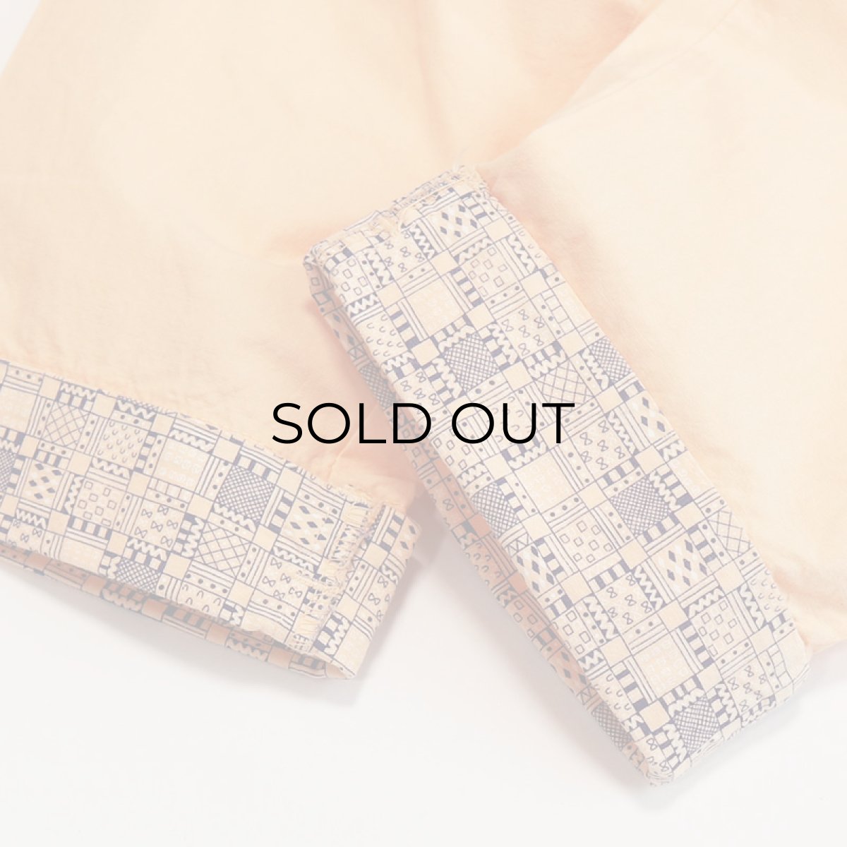 画像10: 80's POCO LOCO COLOR COTTON DESIGN TUCK PANTS "MADE IN FRANCE"【W27 x L31 程度】 (10)