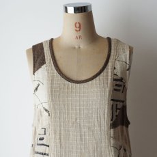 画像4: CANVASBACKS LINEN RAYON N/S DRESS "MADE IN USA" (4)
