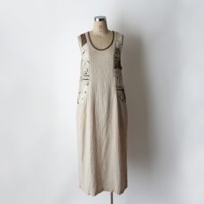 画像1: CANVASBACKS LINEN RAYON N/S DRESS "MADE IN USA" (1)