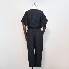 画像14: OLD UNKNOWN BRAND WIDE SHORT SLEEVE JUMP SUIT (14)