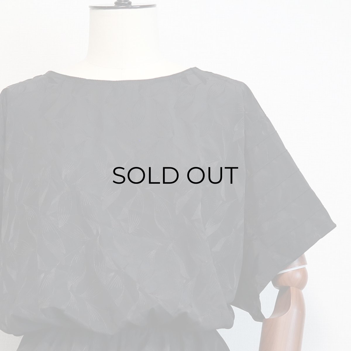 画像10: OLD UNKNOWN BRAND WIDE SHORT SLEEVE JUMP SUIT (10)