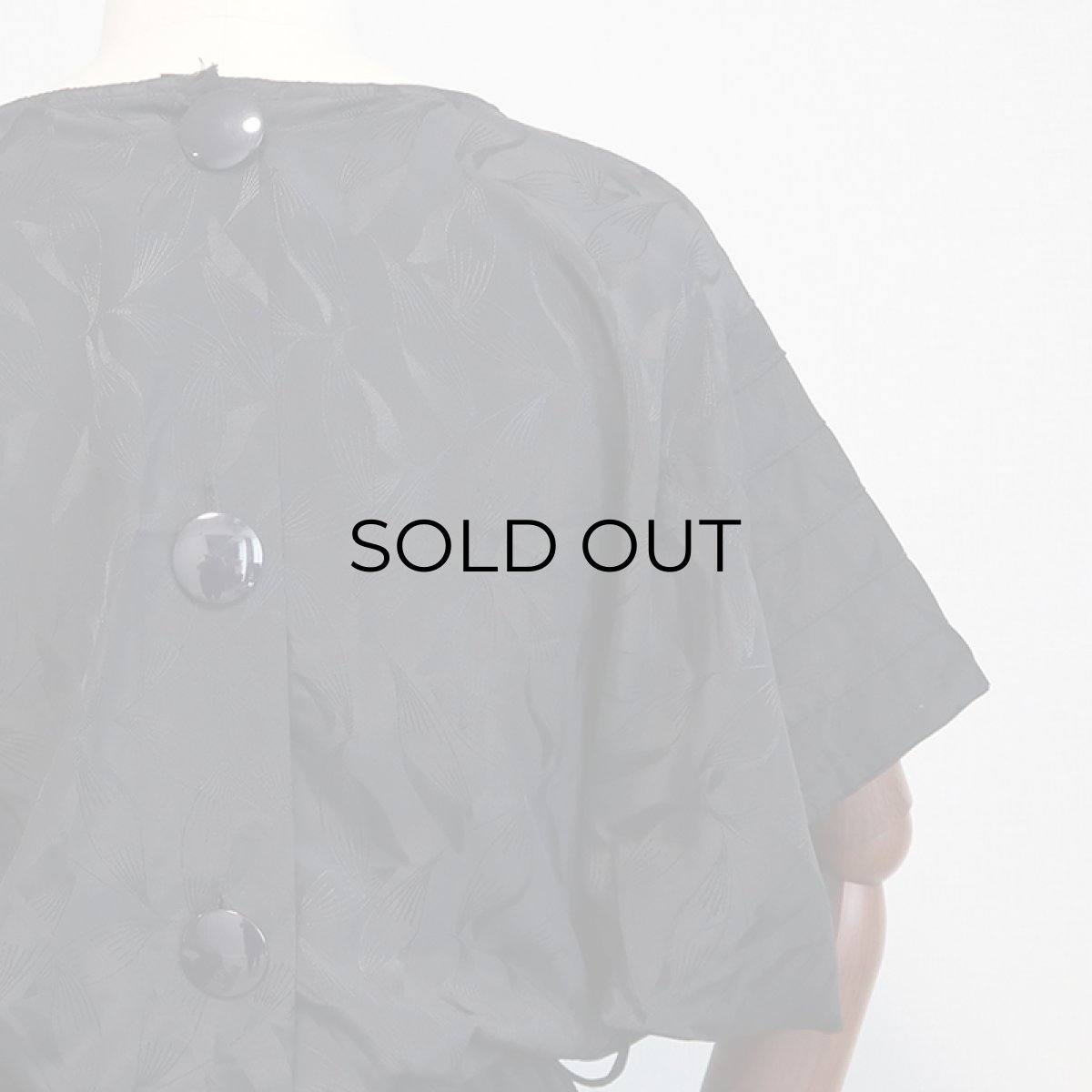 画像11: OLD UNKNOWN BRAND WIDE SHORT SLEEVE JUMP SUIT (11)