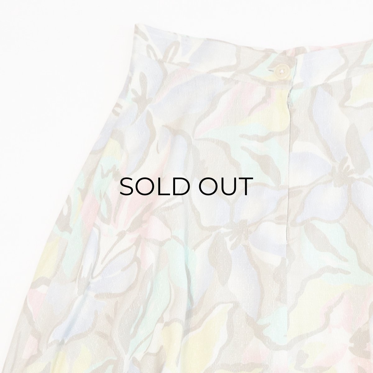 画像3: CHAUS DULL COLOR PRINT FLARE SKIRT (3)