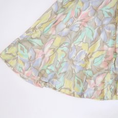 画像4: CHAUS DULL COLOR PRINT FLARE SKIRT (4)