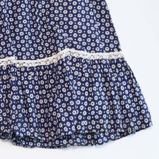 画像4: 60's UNKNOWN BRAND FLOWER PRINT FLARE SKIRT (4)