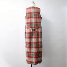 画像10: G.H. BASS & Co. COTTON CHECK N/S FRONT BUTTON DRESS (10)