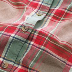 画像7: G.H. BASS & Co. COTTON CHECK N/S FRONT BUTTON DRESS (7)