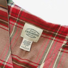 画像6: G.H. BASS & Co. COTTON CHECK N/S FRONT BUTTON DRESS (6)