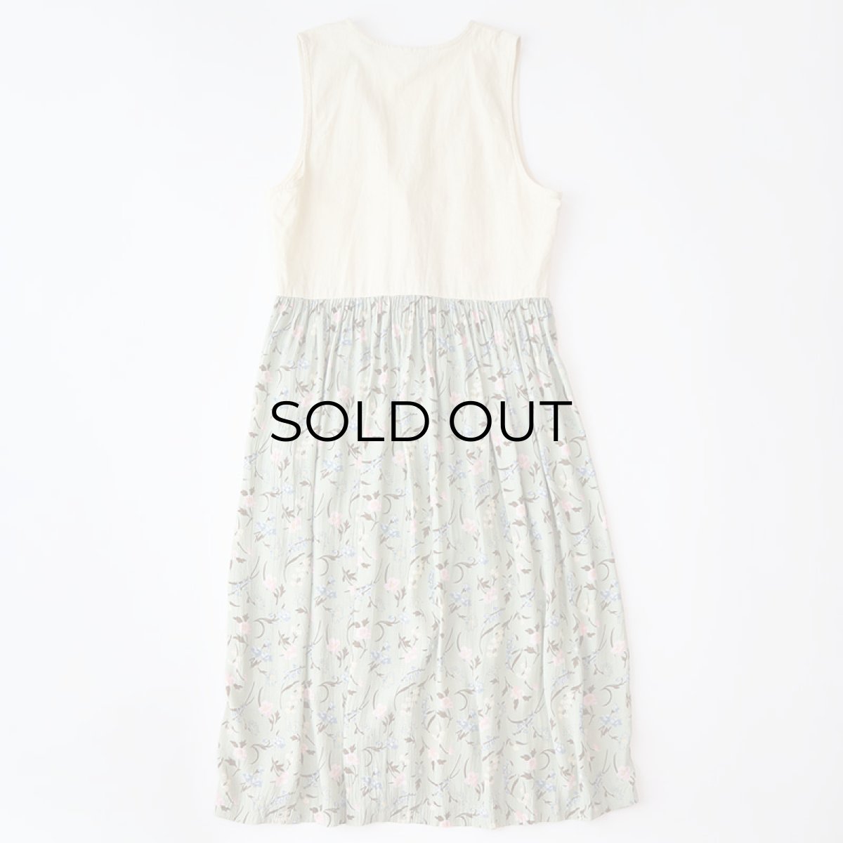 画像2: MARSH LANDING COTTON LINEN x RAYON FRONT BUTTON DRESS (2)