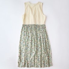 画像2: MARSH LANDING COTTON LINEN x RAYON FRONT BUTTON DRESS (2)