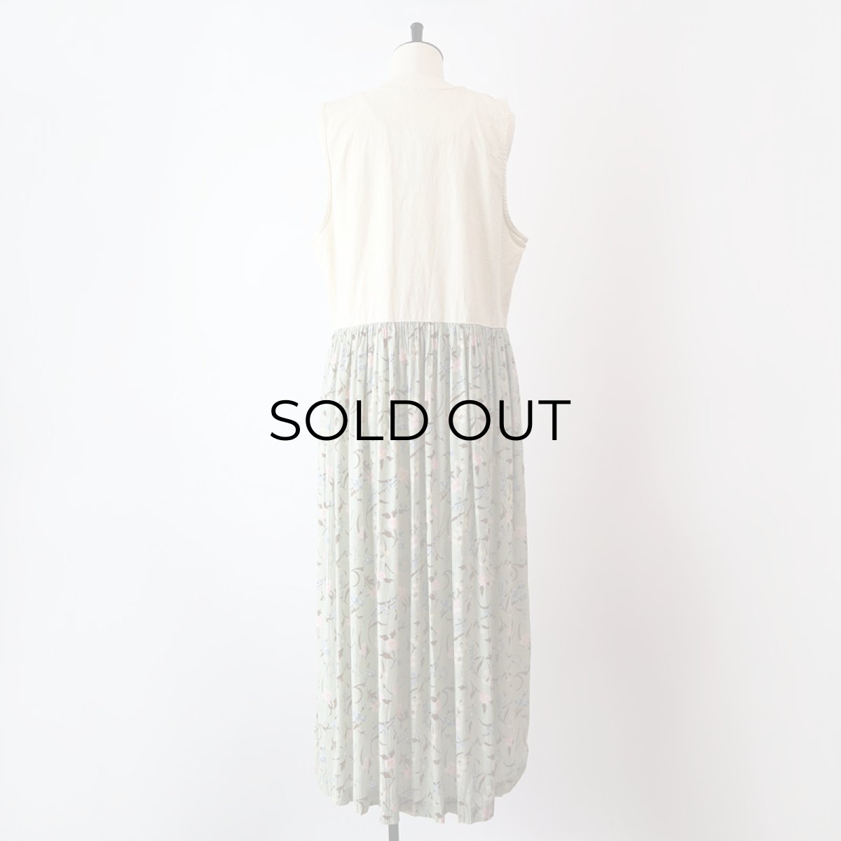 画像12: MARSH LANDING COTTON LINEN x RAYON FRONT BUTTON DRESS (12)