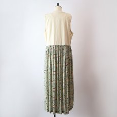 画像12: MARSH LANDING COTTON LINEN x RAYON FRONT BUTTON DRESS (12)