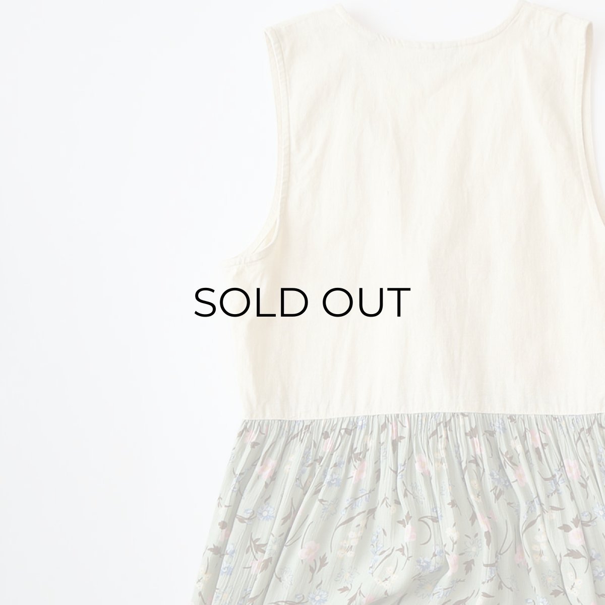 画像4: MARSH LANDING COTTON LINEN x RAYON FRONT BUTTON DRESS (4)