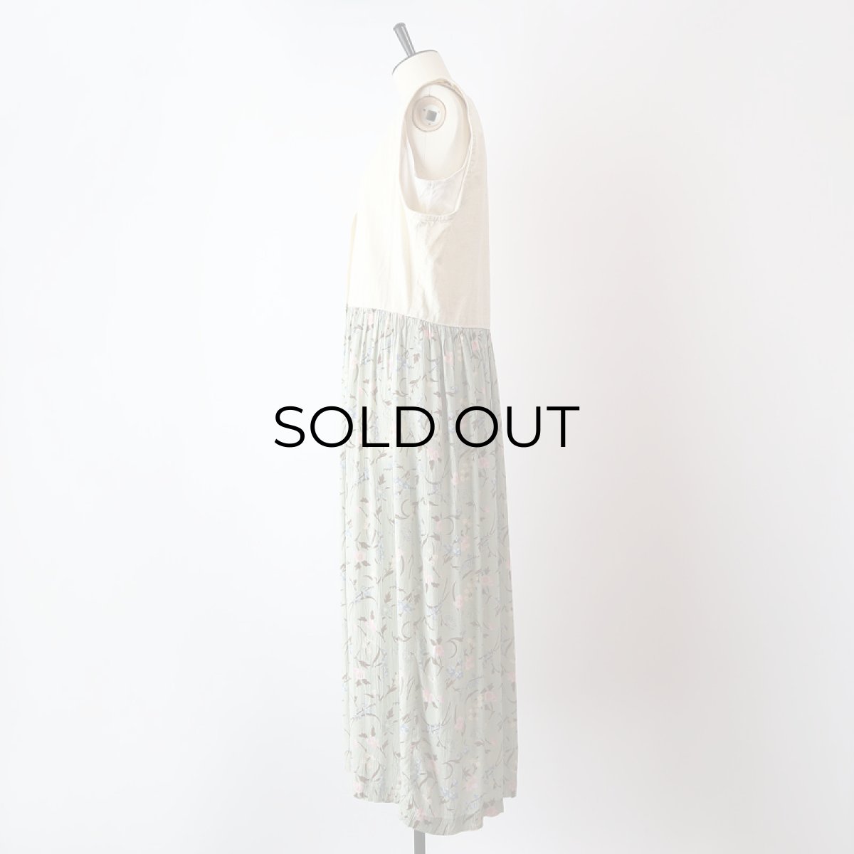 画像11: MARSH LANDING COTTON LINEN x RAYON FRONT BUTTON DRESS (11)