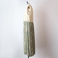 画像11: MARSH LANDING COTTON LINEN x RAYON FRONT BUTTON DRESS (11)