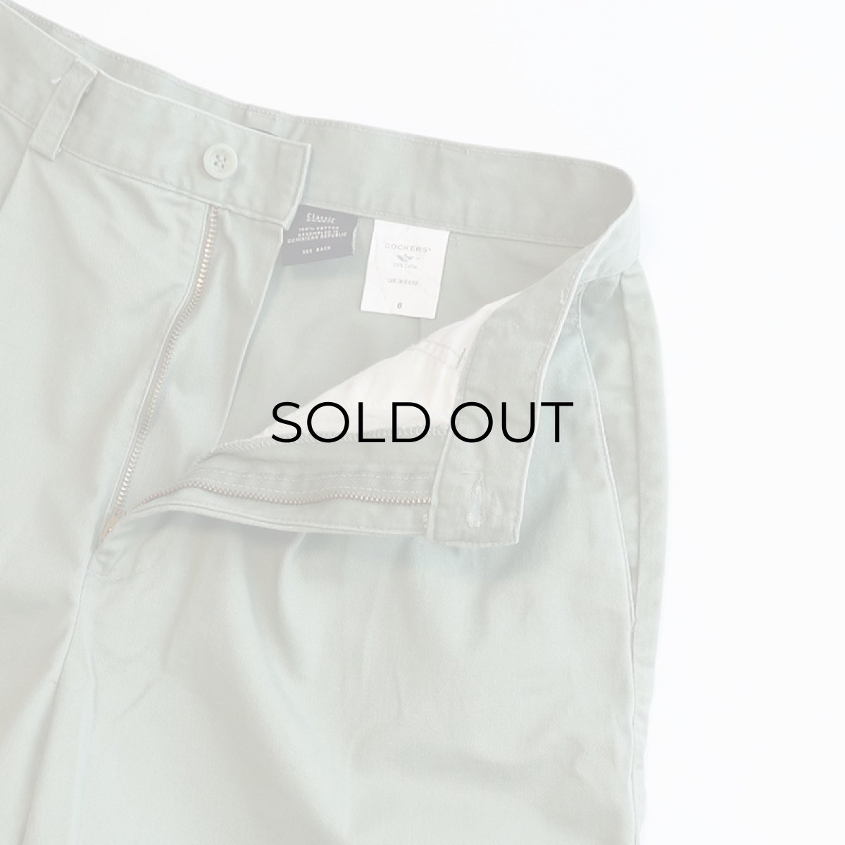 画像3: DOCKERS COTTON TWILL TUCK SHORTS (3)