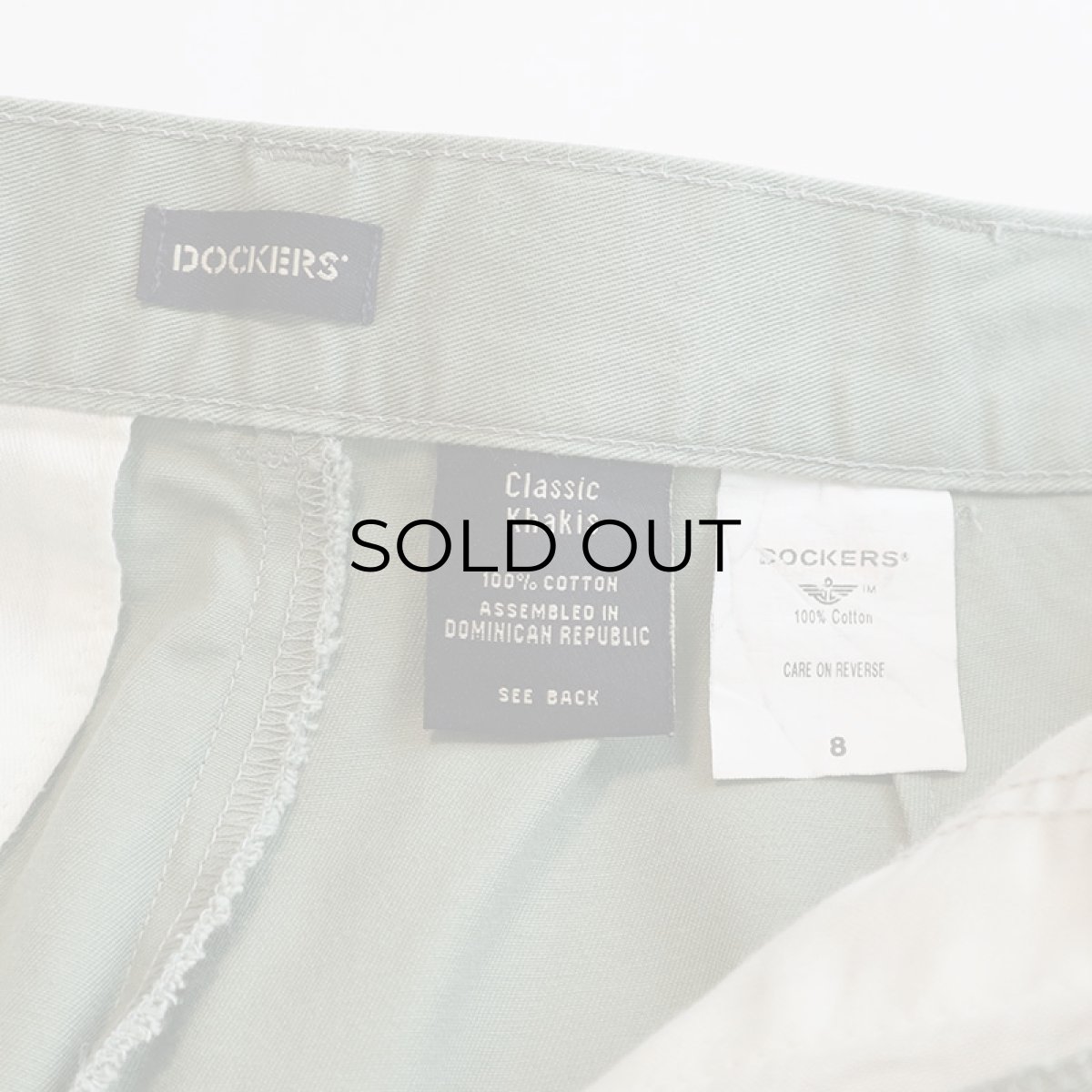 画像6: DOCKERS COTTON TWILL TUCK SHORTS (6)