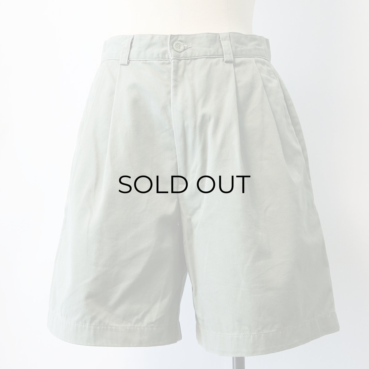 画像7: DOCKERS COTTON TWILL TUCK SHORTS (7)