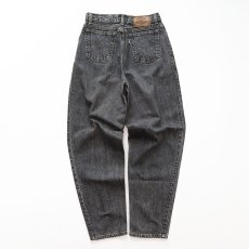 画像4: 〜90's LEVI'S 727 "SILVER TAB" BLACK DENIM RELAXED FIT TAPERED PANTS "MADE IN BELGIUM" 【W28 x L30 程度】 (4)