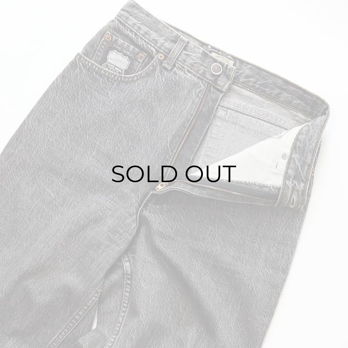 画像6: 〜90's LEVI'S 727 "SILVER TAB" BLACK DENIM RELAXED FIT TAPERED PANTS "MADE IN BELGIUM" 【W28 x L30 程度】 (6)