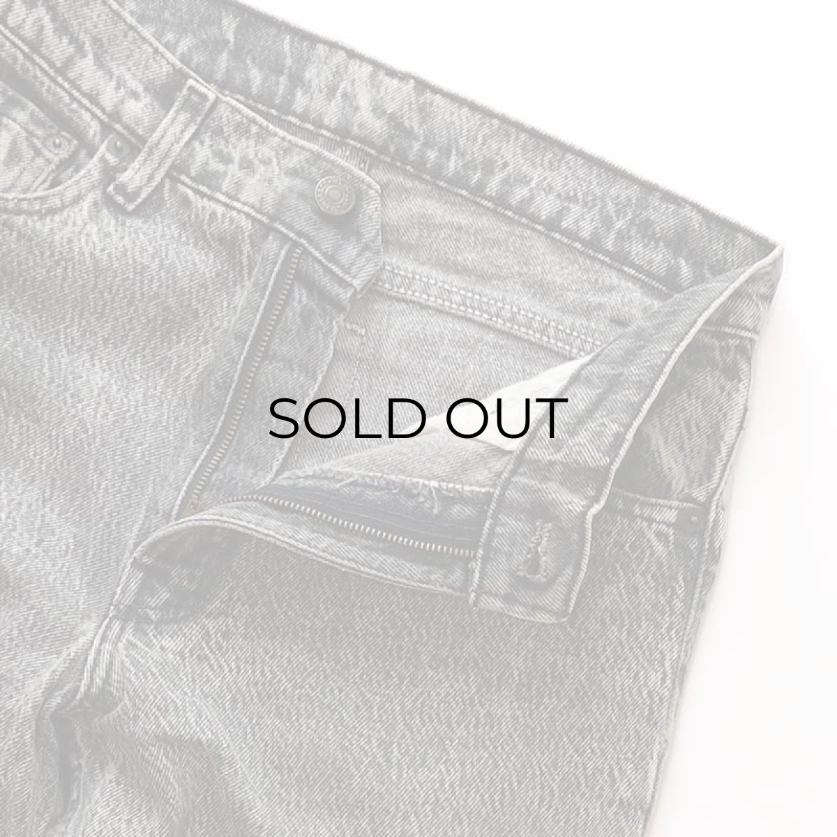 画像6: 80's LEVI'S 550 WHITE WASHED BLACK DENIM RELAXED FIT TAPERED PANTS "made in USA" 【W29 x L30 程度】 (6)