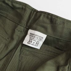 画像9: 60's US ARMY COTTON SATEEN UTILITY BAKER PANTS "DEADSTOCK" "69年"【W26 x L31】 (9)