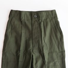 画像5: 60's US ARMY COTTON SATEEN UTILITY BAKER PANTS "DEADSTOCK" "69年"【W26 x L31】 (5)