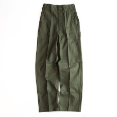 画像2: 60's US ARMY COTTON SATEEN UTILITY BAKER PANTS "DEADSTOCK" "68年"【W26 x L31】 (2)