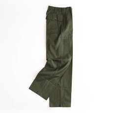 画像3: 60's US ARMY COTTON SATEEN UTILITY BAKER PANTS "DEADSTOCK" "69年"【W26 x L31】 (3)