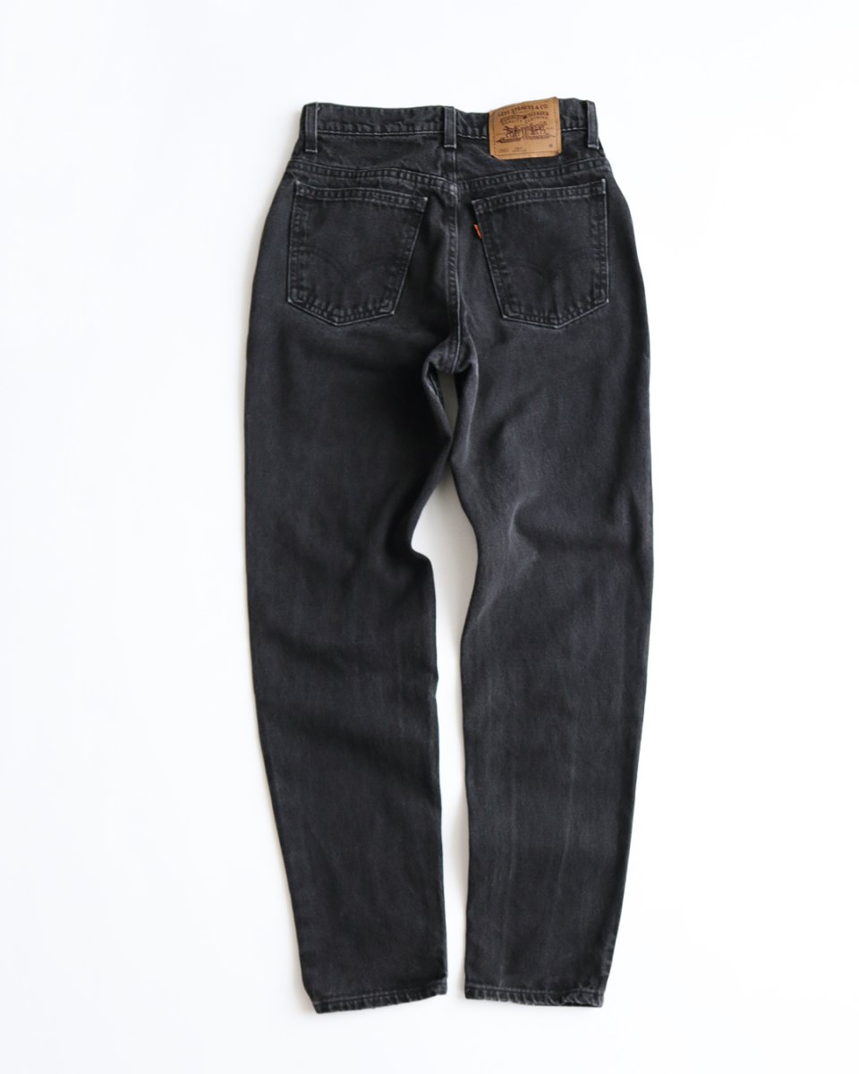 画像3: LEVI'S 912 BLACK DENIM WOMEN'S SLIM FIT PANTS "made in USA" 【W28 x L30.5 程度】 (3)