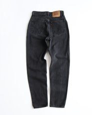 画像3: LEVI'S 912 BLACK DENIM WOMEN'S SLIM FIT PANTS "made in USA" 【W28 x L30.5 程度】 (3)