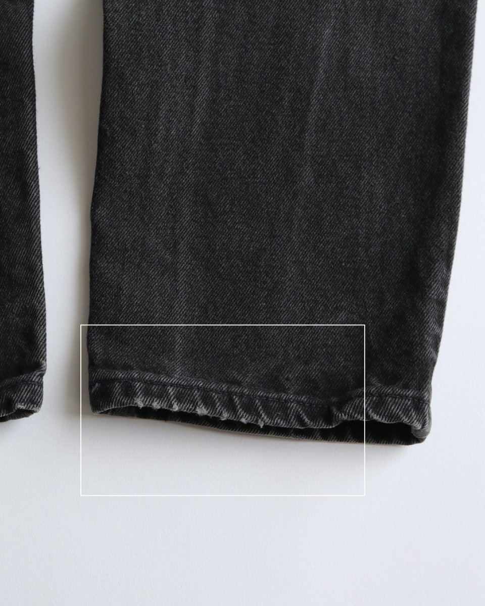 画像11: LEVI'S 912 BLACK DENIM WOMEN'S SLIM FIT PANTS "made in USA" 【W28 x L30.5 程度】 (11)