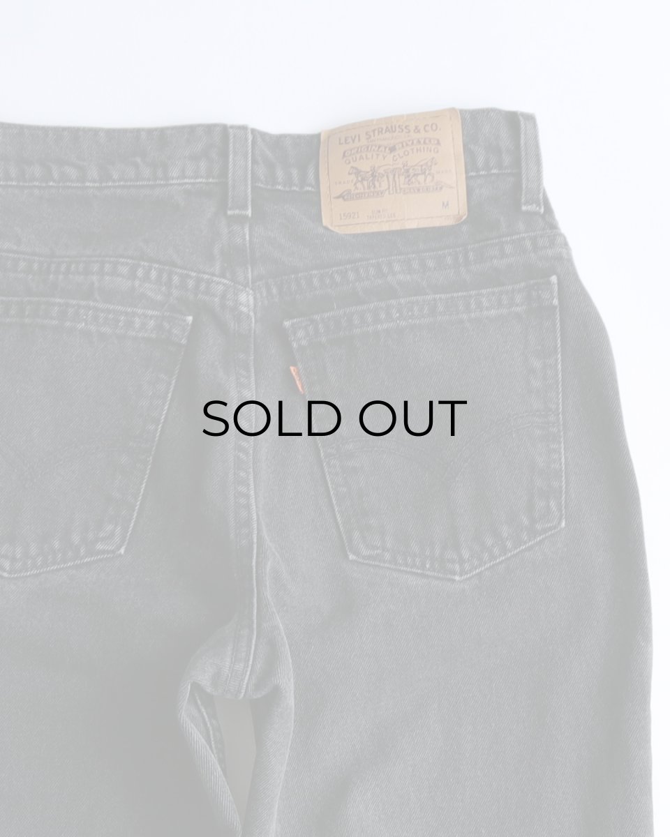 画像6: LEVI'S 912 BLACK DENIM WOMEN'S SLIM FIT PANTS "made in USA" 【W28 x L30.5 程度】 (6)