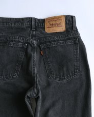 画像6: LEVI'S 912 BLACK DENIM WOMEN'S SLIM FIT PANTS "made in USA" 【W28 x L30.5 程度】 (6)