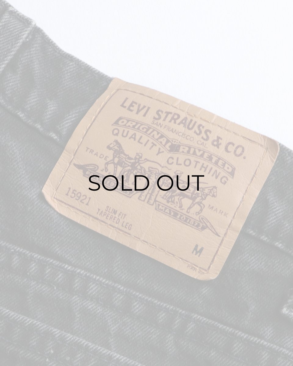画像7: LEVI'S 912 BLACK DENIM WOMEN'S SLIM FIT PANTS "made in USA" 【W28 x L30.5 程度】 (7)