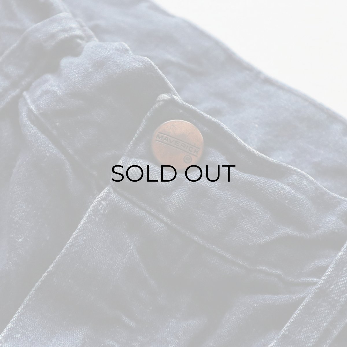 画像8: 60's BLUE BELL "MAVERICK" COTTON DENIM WOMEN'S SLIM CUT PANTS 【SIZE : W28 x L29.5 程度】 (8)