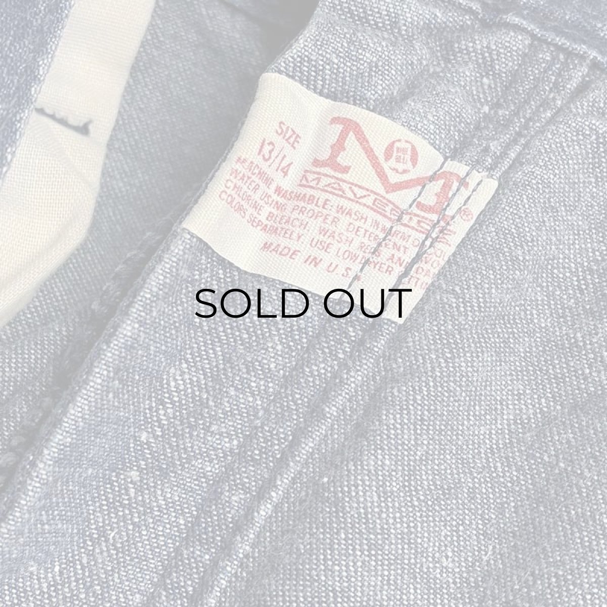 画像9: 60's BLUE BELL "MAVERICK" COTTON DENIM WOMEN'S SLIM CUT PANTS 【SIZE : W28 x L29.5 程度】 (9)