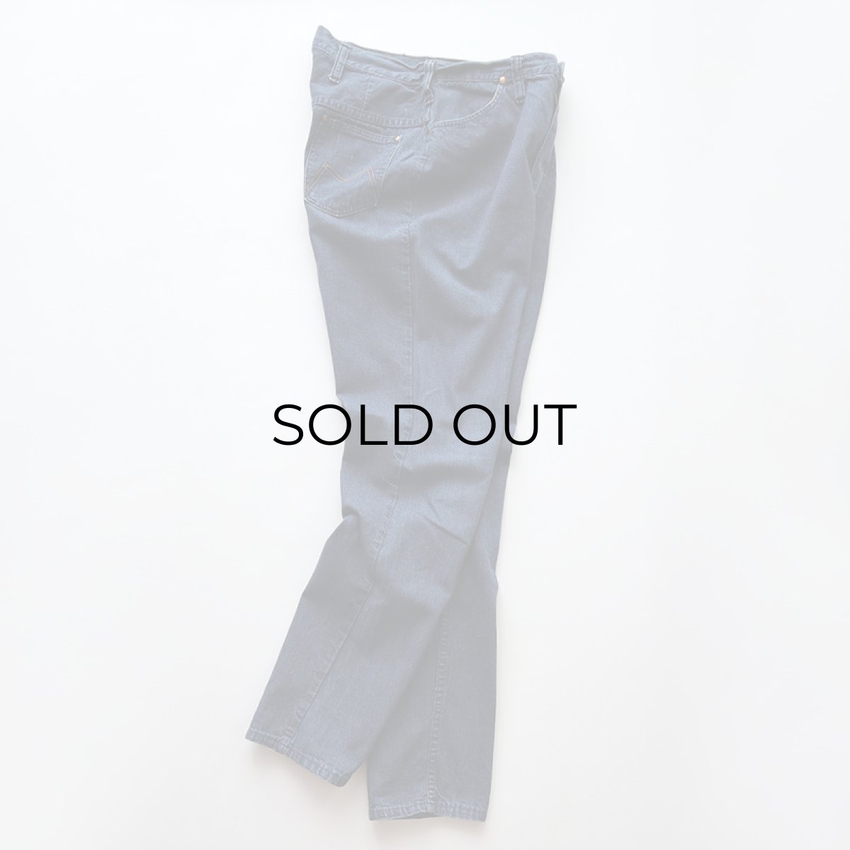 画像3: 60's BLUE BELL "MAVERICK" COTTON DENIM WOMEN'S SLIM CUT PANTS 【SIZE : W28 x L29.5 程度】 (3)