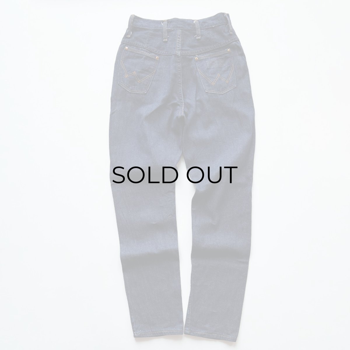画像4: 60's Wrangler COTTON DENIM WOMEN'S SLIM FIT PANTS 【SIZE : W26 x L29.5 程度】 (4)