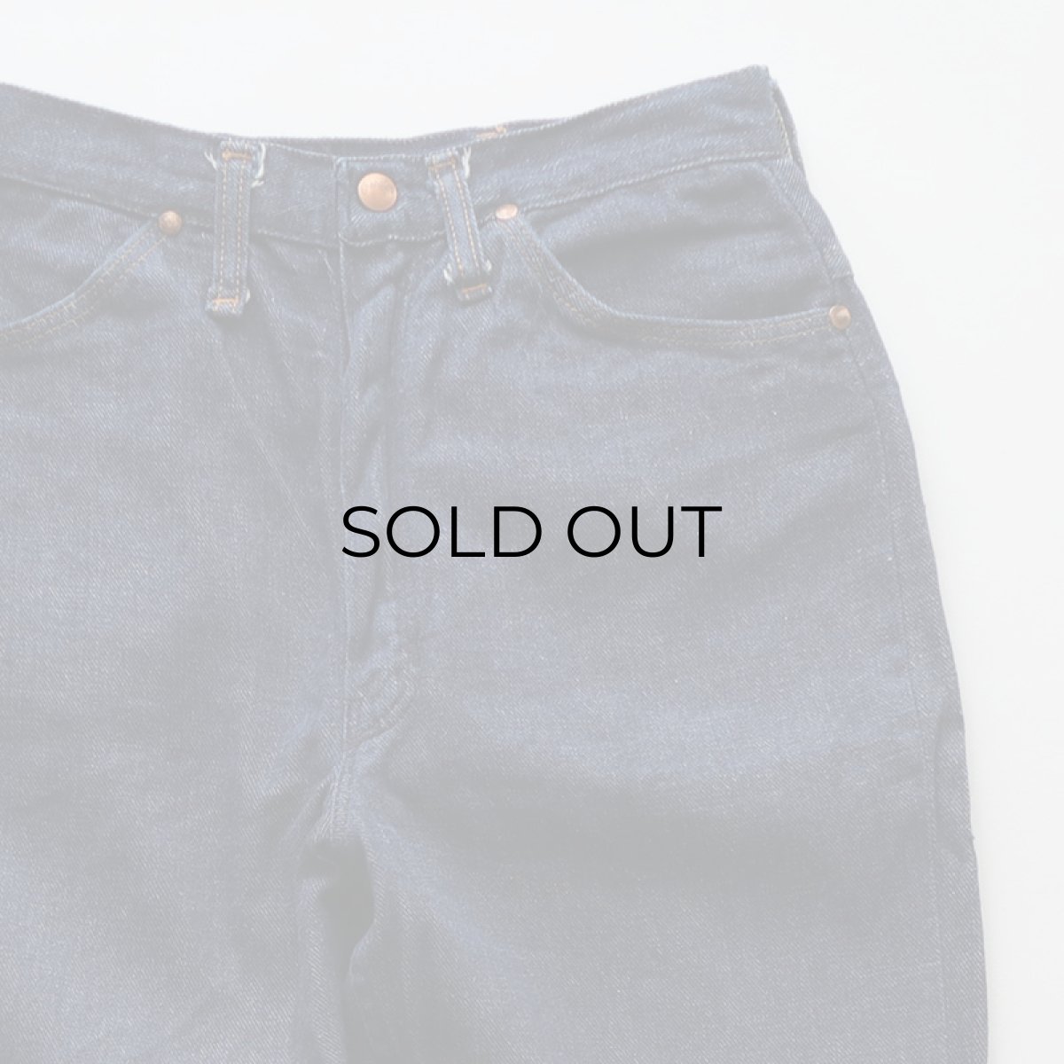 画像5: 60's Wrangler COTTON DENIM WOMEN'S SLIM FIT PANTS 【SIZE : W26 x L29.5 程度】 (5)